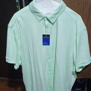 Kohl's Apt. 9 Men's Mint Green Button Down Shirt XL
